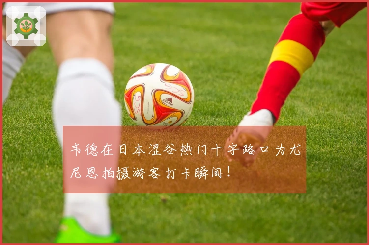 韦德在日本涩谷热门十字路口为尤尼恩拍摄游客打卡瞬间！
